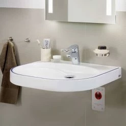 Franke ANMW500-BLUE 650mm VariusCare wheelchair accessible washbasin -Wall Hung Basins Shop 203.0538.821 d1 460