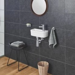 Grohe Euro 370mm 1TH Compact Right Hand Wall Hung Basin - 39327000 -Wall Hung Basins Shop 39327000 D2 460
