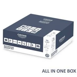 Grohe Bau Ceramic 550mm Complete Basin Package (Tap + waste included) -Wall Hung Basins Shop 39471000 nd5 460