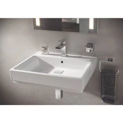 Grohe Cube Ceramic 600mm 1TH Wall Hung Basin - 3947300H -Wall Hung Basins Shop 3947300H D3 460