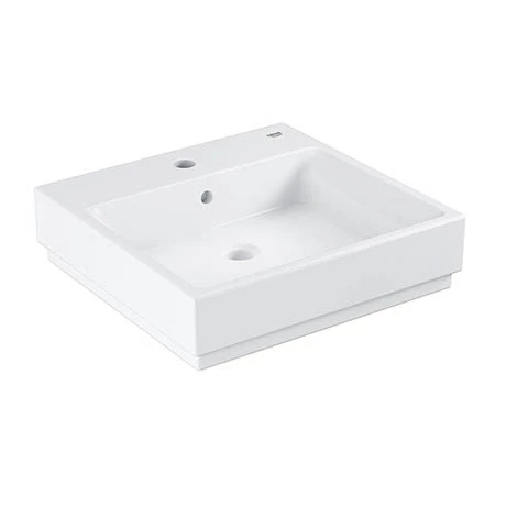 Grohe Cube Ceramic 500mm 1TH Wall Hung Basin - 3947400H 3 Grohe Cube Ceramic 500mm 1TH Wall Hung Basin - 3947400H