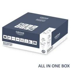 Grohe Euro Ceramic 600mm Complete Basin Package (Euro Smart Tap + Waste Included) -Wall Hung Basins Shop 39641000 nd5 460