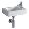 Twyford 3D 380mm 1TH Handrinse Basin -Wall Hung Basins Shop 3D4811WH P