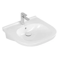 Villeroy and Boch ViCare 555mm Wheelchair Accessible Washbasin - 41195501 -Wall Hung Basins Shop 41195501 D3 460