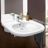Villeroy and Boch ViCare 555mm Wheelchair Accessible Washbasin - 41195501 -Wall Hung Basins Shop 41195501 P