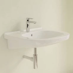 Villeroy and Boch ViCare 600mm Wheelchair Accessible Washbasin - 41196001 -Wall Hung Basins Shop 41196001 D2 460