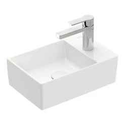 Villeroy and Boch Memento 2.0 400 x 260mm 1TH Wall Hung Basin -Wall Hung Basins Shop 43234001 D4 460