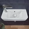 Villeroy and Boch O.novo Compact 500 x 250mm 1TH Handwash Basin -Wall Hung Basins Shop 4342L501 P
