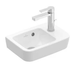 Villeroy and Boch O.novo Compact 360 x 250mm 1TH Handwash Basin -Wall Hung Basins Shop 43433601 D2 460