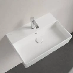 Villeroy and Boch Memento 2.0 1TH Wall Hung Basin -Wall Hung Basins Shop 4A226001 D2 460