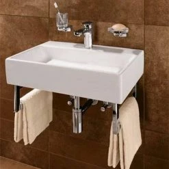 Villeroy and Boch Memento 1TH Wall Hung Basin -Wall Hung Basins Shop 51336001 D3 460