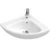 Villeroy and Boch O.novo 415 x 415mm 1TH Corner Handwash Basin - 73274001 -Wall Hung Basins Shop 73274001 P