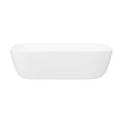 Arezzo Stone Resin Floating Basin Shelf incl. 2 Curved Rectangular Basins - 1200mm Wide -Wall Hung Basins Shop AZ12MWSLFB2 n d4 460