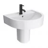 Arezzo 420 Wall Hung Basin 1TH + Semi Pedestal -Wall Hung Basins Shop AZ42BSP np