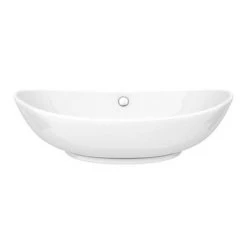 Arezzo Stone Resin Floating Basin Shelf inc. Oval Basin - 600mm Wide -Wall Hung Basins Shop AZ6MWSLFB1 d4 460