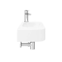 Arezzo 710 x 275mm Curved Wall Hung 1TH Basin -Wall Hung Basins Shop AZ78517 n d3 460