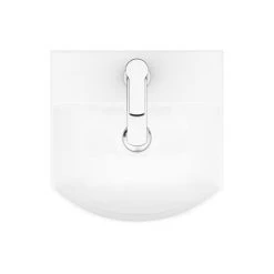 Arezzo 350 x 350 Modern Wall Mounted / Counter Top 1TH Basin -Wall Hung Basins Shop AZ814B d3 460