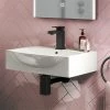 Arezzo 500 x 400 Modern Wall Mounted / Counter Top 1TH Basin 1 Arezzo 500 x 400 Modern Wall Mounted / Counter Top 1TH Basin -Wall Hung Basins Shop AZ814C n p