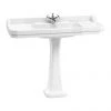 Burlington Edwardian 120cm Basin with Classic Pedestal -Wall Hung Basins Shop B19 1TH P6 P