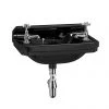 Burlington Jet Black Edwardian 2TH Wall Mounted Cloakroom Basin -Wall Hung Basins Shop B8 2TH JET P