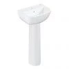Grohe Bau 450mm 1TH Basin + Full Pedestal