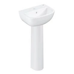 Grohe Bau 450mm 1TH Basin + Full Pedestal