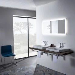 Roper Rhodes Breathe 610mm Countertop or Wall Mounted Basin - BRE600C -Wall Hung Basins Shop BRE600C D2 460