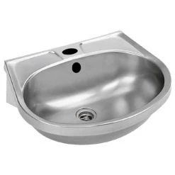 Franke BS205-M Stainless Steel Washbasin with Overflow, Single Tap Hole and Plug & Chain