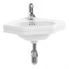 Burlington Corner Wall Mounted Cloakroom Basin - B10 -Wall Hung Basins Shop Burlington Corner Wall Mounted Cloakroom Basin p
