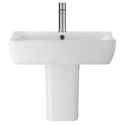 Hudson Reed Arlo 550mm 1TH Basin + Semi Pedestal