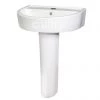 Ultra - Priory 600 Basin 1TH & Full Pedestal - CPR002 -Wall Hung Basins Shop CPR002 p