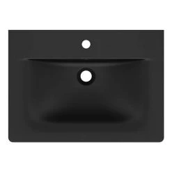 Ideal Standard Connect Air Silk Black 640mm Wall Mounted / Vanity Basin - E0279V3 -Wall Hung Basins Shop E0289V3.ai3 460