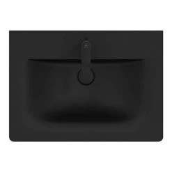 Ideal Standard Connect Air Silk Black 640mm Wall Mounted / Vanity Basin - E0279V3 -Wall Hung Basins Shop E0289V3.ai4 460