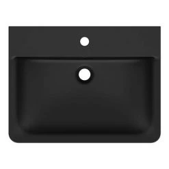 Ideal Standard Connect Air Cube Silk Black 600mm Wall Mounted / Vanity Basin - E0298V3 11 Ideal Standard Connect Air Cube Silk Black 600mm Wall Mounted / Vanity Basin - E0298V3 -Wall Hung Basins Shop E0298V3.ai3 460