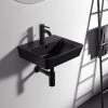 Ideal Standard Connect Air Cube Silk Black 400mm Wall Mounted / Vanity Basin - E0307V3 -Wall Hung Basins Shop E0307V3.ai5 670