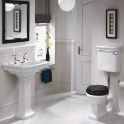 Imperial Etoile 605mm Medium Basin + Full Pedestal -Wall Hung Basins Shop ET6053TH D1 460