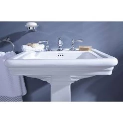 Imperial Etoile 700mm Large Basin + Full Pedestal -Wall Hung Basins Shop ET7003TH D2 460 1