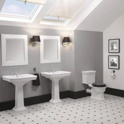 Imperial Etoile 700mm Large Basin + Full Pedestal -Wall Hung Basins Shop ET7003TH D3 460