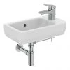Ideal Standard i.Life S 450mm Wall Hung Right Hand 1TH Washbasin + Chrome Bottle Trap