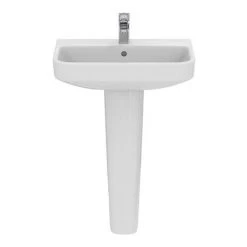 Ideal Standard i.Life S Compact 1TH Washbasin + Full Pedestal -Wall Hung Basins Shop ISIL60FP D2 460