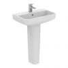 Ideal Standard i.Life S Compact 1TH Washbasin + Full Pedestal -Wall Hung Basins Shop ISIL60FP P