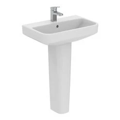 Ideal Standard i.Life S Compact 1TH Washbasin + Full Pedestal