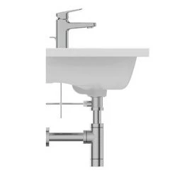 Ideal Standard i.Life S 1TH Wall Hung Basin + Chrome Bottle Trap -Wall Hung Basins Shop ISIL60WH D3 460