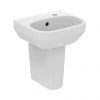 Ideal Standard i.Life A 350mm 1TH Handrinse Basin + Semi Pedestal -Wall Hung Basins Shop ISILA35SP P
