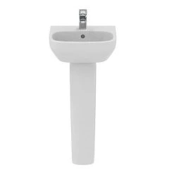 Ideal Standard i.Life A 400mm 1TH Handrinse Basin + Full Pedestal -Wall Hung Basins Shop ISILA40FP D3 460