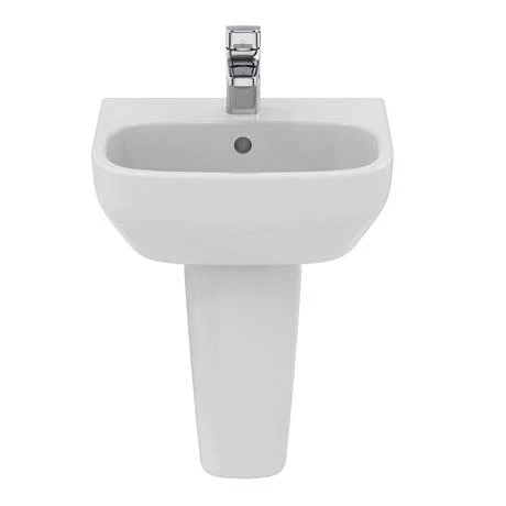 Ideal Standard i.Life A 400mm 1TH Handrinse Basin + Semi Pedestal 6 Ideal Standard i.Life A 400mm 1TH Handrinse Basin + Semi Pedestal - Image 4
