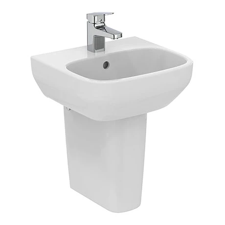 Ideal Standard i.Life A 400mm 1TH Handrinse Basin + Semi Pedestal 3 Ideal Standard i.Life A 400mm 1TH Handrinse Basin + Semi Pedestal
