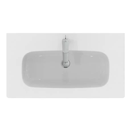 Ideal Standard i.Life A 1TH Wall Hung Basin + Chrome Bottle Trap 4 Ideal Standard i.Life A 1TH Wall Hung Basin + Chrome Bottle Trap - Image 2