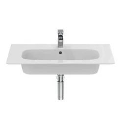 Ideal Standard i.Life A 1TH Wall Hung Basin + Chrome Bottle Trap 10 Ideal Standard i.Life A 1TH Wall Hung Basin + Chrome Bottle Trap -Wall Hung Basins Shop ISILA84WH D2 460