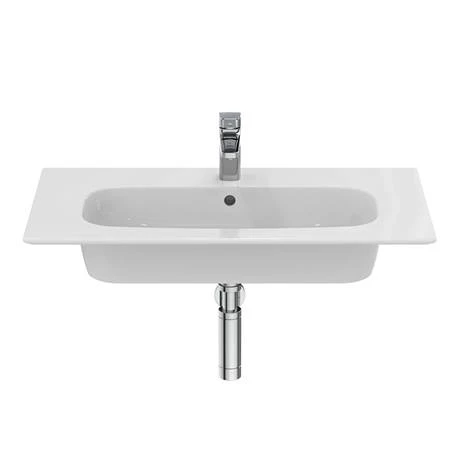 Ideal Standard i.Life A 1TH Wall Hung Basin + Chrome Bottle Trap 5 Ideal Standard i.Life A 1TH Wall Hung Basin + Chrome Bottle Trap - Image 3